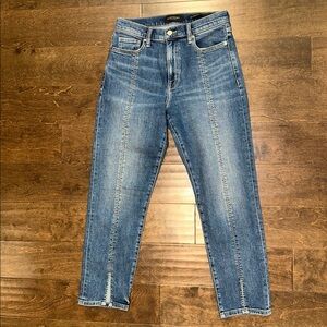 Banana Republic Blue High-Rise Straight Jeans